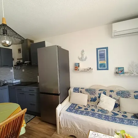 Coquet T2 Climatise - Ideal A Cap Coudalere - Fr-1-799-52 Apartment Le Barcares